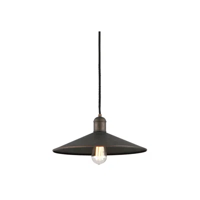 Troy Mccoy 14" Wide Vintage Bronze Pendant Light