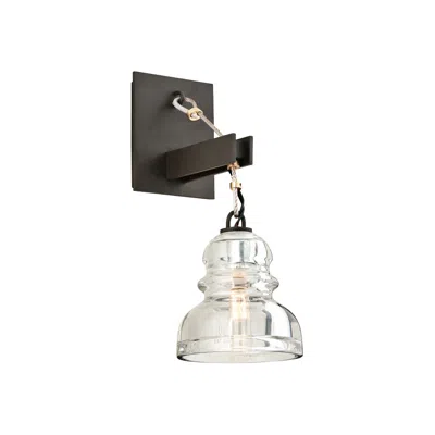Troy Menlo Park 14" High Deep Bronze Wall Sconce