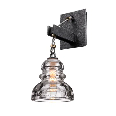 Troy Menlo Park 14" High Old Silver Wall Sconce By  Lighting