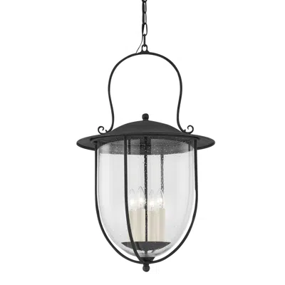 Troy Monterey County 31" High French Iron Outdoor Hanging Light