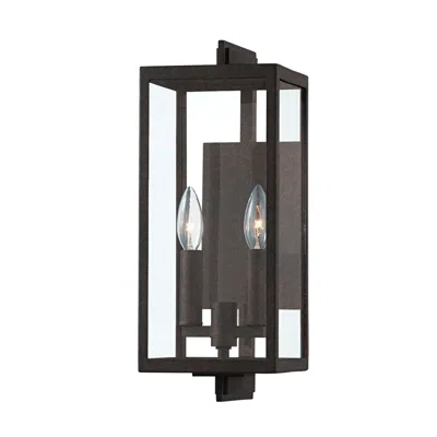 Troy Nico 16" High French Iron Outdoor Wall Light