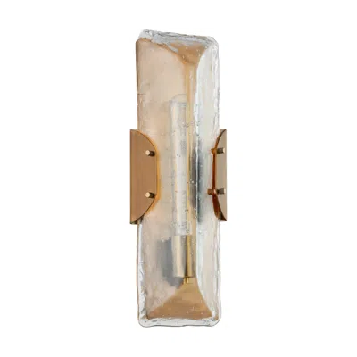 Troy Nordic 17 1/2" High Patina Brass Wall Sconce
