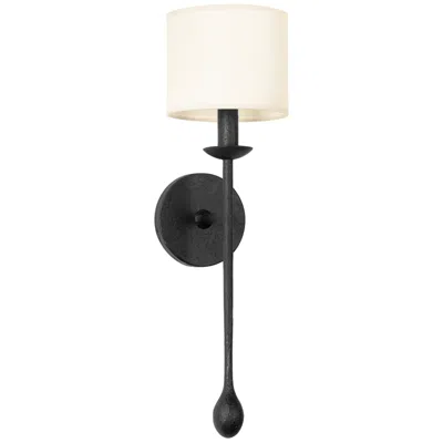 Troy Osmond 12" Steel 1 Lt Wall Sconce