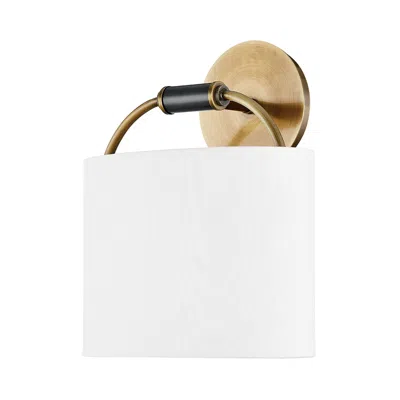 Troy Pete 11 3/4" High Patina Brass Wall Sconce