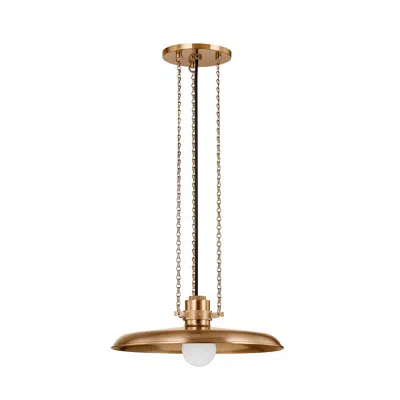 Troy Rainhill 16" Wide Patina Brass Pendant Light