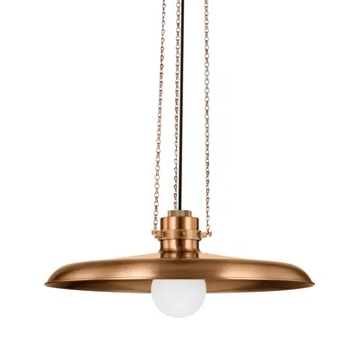 Troy Rainhill 24" Wide Patina Brass Pendant Light