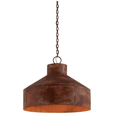 Troy Rise & Shine 32" Wide Rust Patina Pendant Light