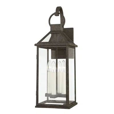 Troy Sanders 24" High French Iron Outdoor Wall Light