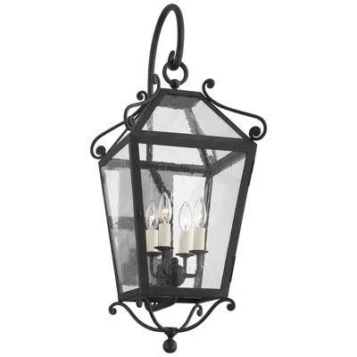 Troy Santa Barbara County 34" High French Iron Outdoor Wall Light