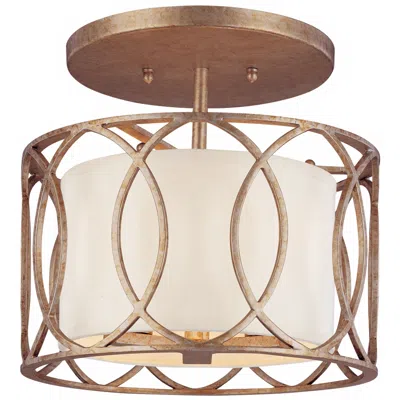 Troy Sausalito 12 1/4" Wide Semi-flushmount Ceiling Light