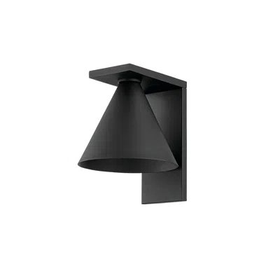 Troy Sean 8 3/4" High Texture Black Outdoor Wall Light