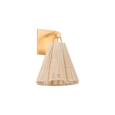 Troy Sonoma 13" High Vintage Gold Leaf Wall Sconce