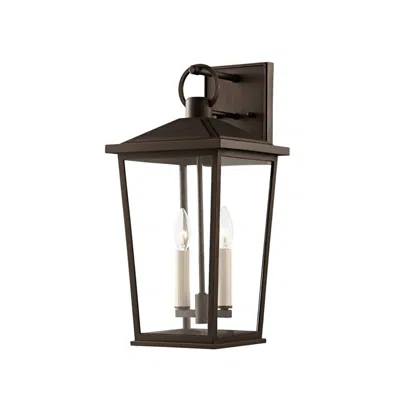 Troy Soren 19 1/2" High Textured Bronze Outdoor Wall Light