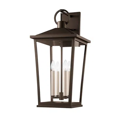 Troy Soren 26 1/2" High Textured Bronze Outdoor Wall Light