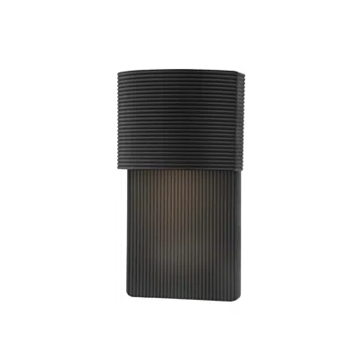 Troy Tempe 12" High Soft Black Outdoor Wall Light