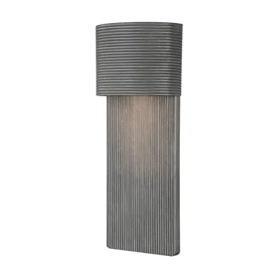 Troy Tempe 17" High Graphite Outdoor Wall Light