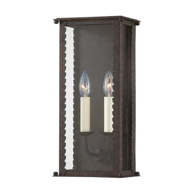 Troy Zuma 16 1/2" High French Iron Outdoor Wall Light