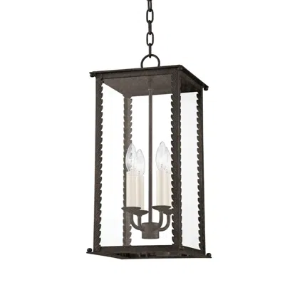 Troy Zuma 21 1/4" High French Iron Outdoor Hanging Light