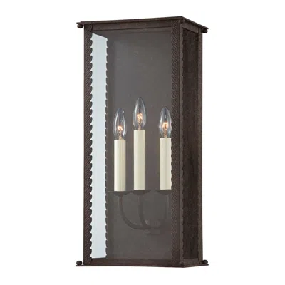 Troy Zuma 21 1/4" High French Iron Outdoor Wall Light