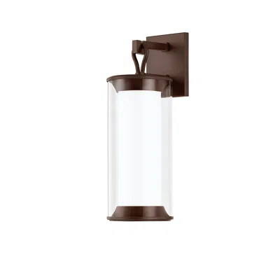 Troy -standard Cannes 6.25 Inch 1 Lt. Exterior In Brown
