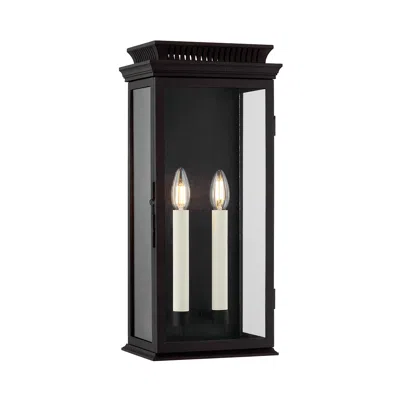Troy -standard Louie 9 Inch 2 Lt. Wall Sconce In Black