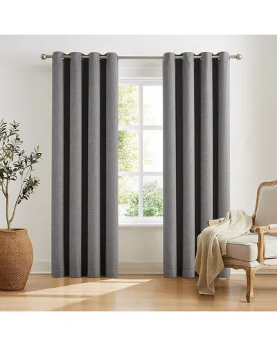 Tru Barrier Sunbarrier™ I-snap™ Blackout Grommeted Panel Pair