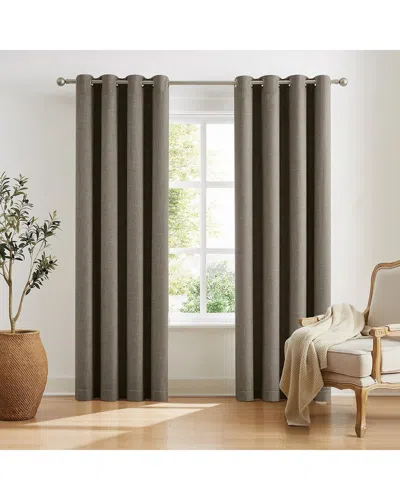 Tru Barrier Sunbarrier™ I-snap™ Blackout Grommeted Panel Pair