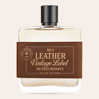Tru Fragrance Men's Leather Private Reserve Cologne In Transparent