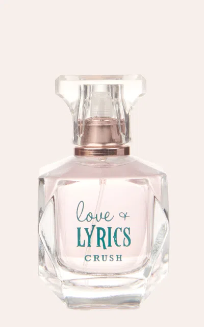 Tru Fragrance Tru Western Women's Love And Lyrics Crush Perfume In Transparent