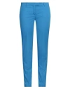Tru Trussardi Woman Pants Azure Size 10 Cotton, Elastane In Blue