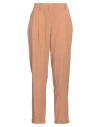 Tru Trussardi Woman Pants Camel Size 10 Viscose, Acetate In Beige
