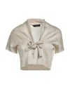 Tru Trussardi Wrap Cardigans In Grey
