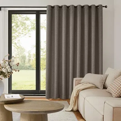 Tru-barrier Window Solutions Tru-barrier Sunbarrier Blackout Snap In Liner Grommet Top Blackout Set Of 2 Curtain Panel In Animal Print
