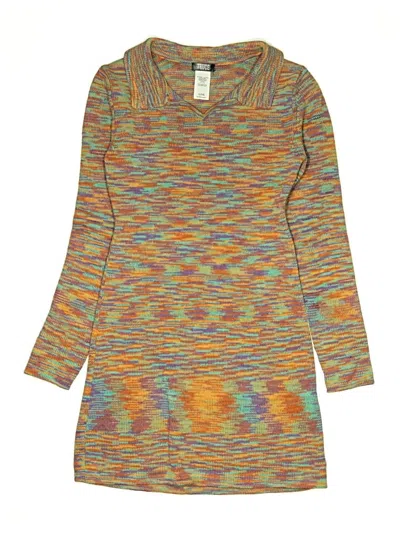 Pre-owned Truce Kids' Dress In Orange