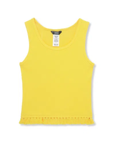Truce Kids' Fringe Tank In Yellow