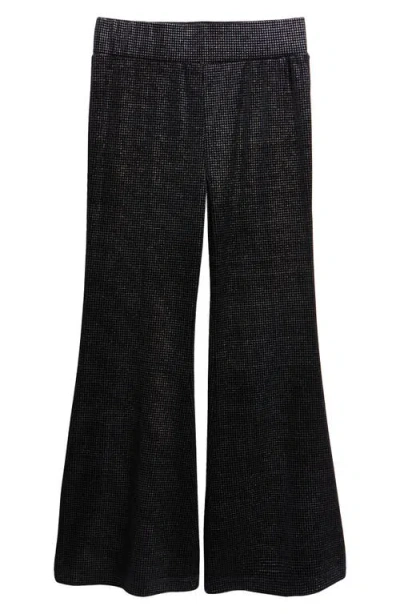 Truce Girls' Velour Flare Pants - Big Kid In Black