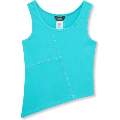 Truce Kids' Rib Stud Accent Cotton Tank