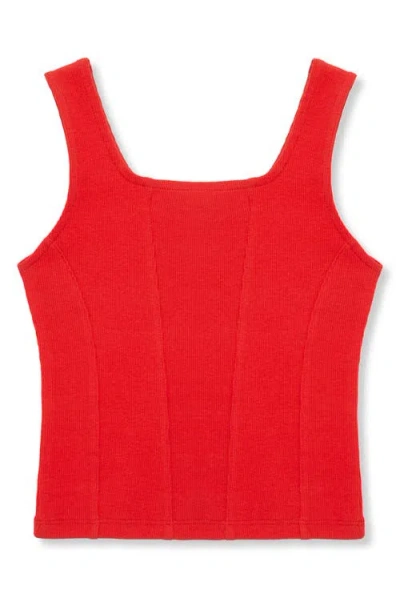Truce Kids' Seam Front Tank In Red
