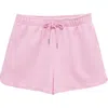 Truce Kids' Thermal Knit Shorts In Pink