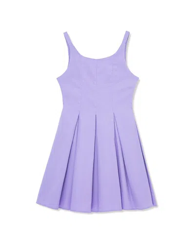 Truce Kids' Pleated Dress In Purple
