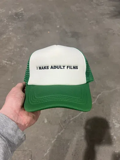 Pre-owned Trucker Hat X Vintage Adult Films Trucker Hat In Green