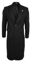 Truclothing Full Length Overcoat Wool Mix Peaky Blinders In Pink