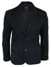 Truclothing Genuine Suede Blazer Style Jacket Leather In Black
