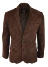 Truclothing Genuine Suede Blazer Style Jacket Leather In Brown
