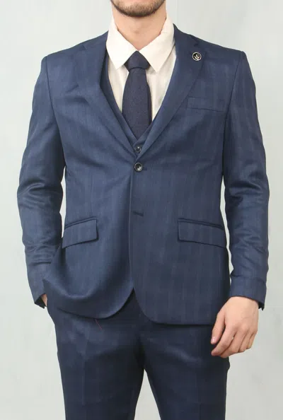 Truclothing Im31 3 Piece Prince Of Wales Check Suit