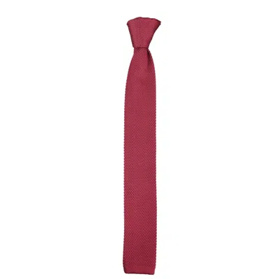 Truclothing Knitted Tie Woven In Pink