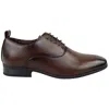 Truclothing Lace Up Derby Oxford Shoes In Brown