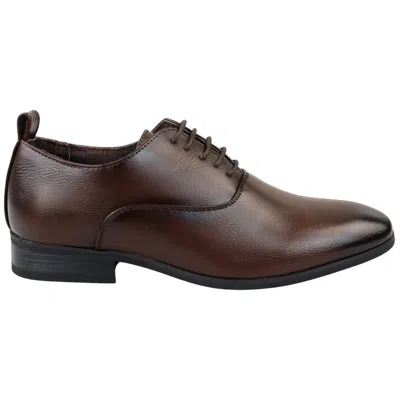 Truclothing Lace Up Derby Oxford Shoes In Brown