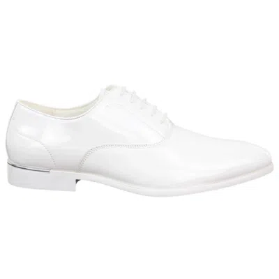 Truclothing Laced Patent Faux Leather Smart Shoes In White