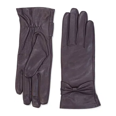 Truclothing Leather Gloves Winter Warm Lined Touchscreen In Blue